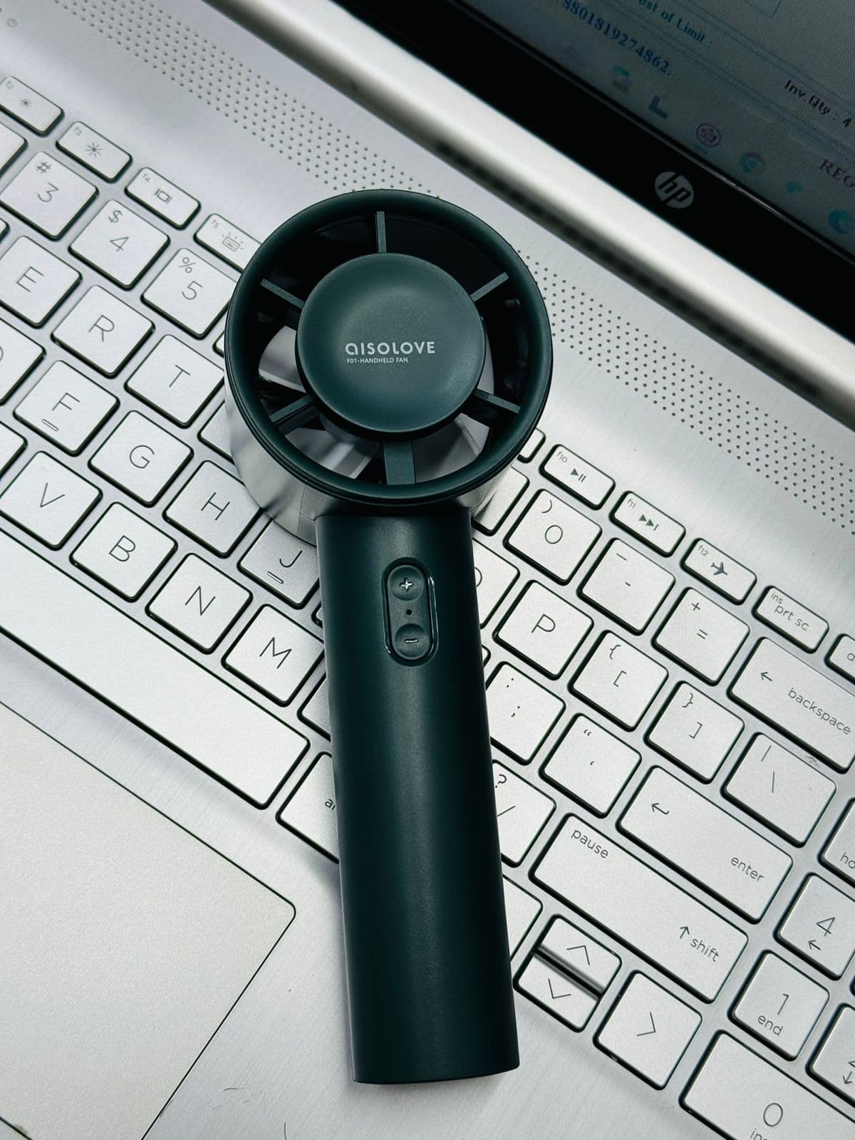 Xiaomi AISOLOVE F01 Handheld Turbo Fan (2000mAh Battery) - Green Color
