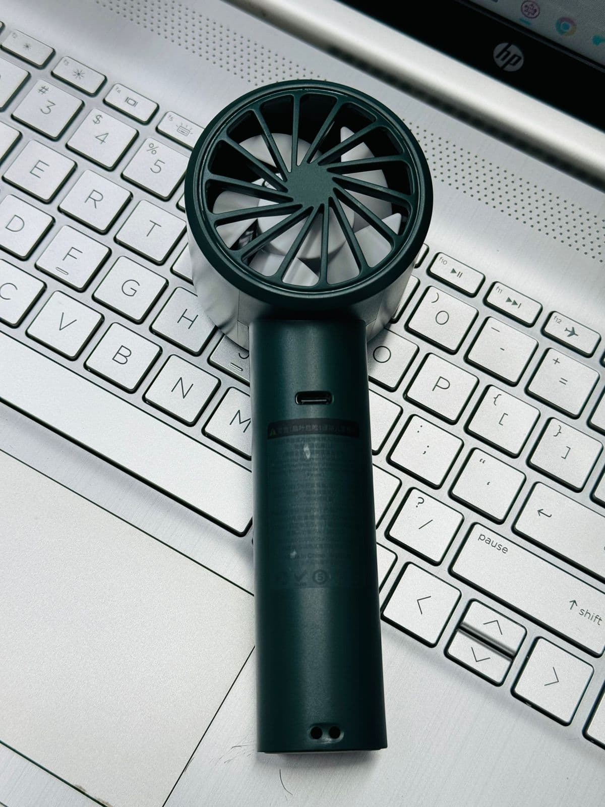 Xiaomi AISOLOVE F01 Handheld Turbo Fan (2000mAh Battery) - Green Color thumbnail 2