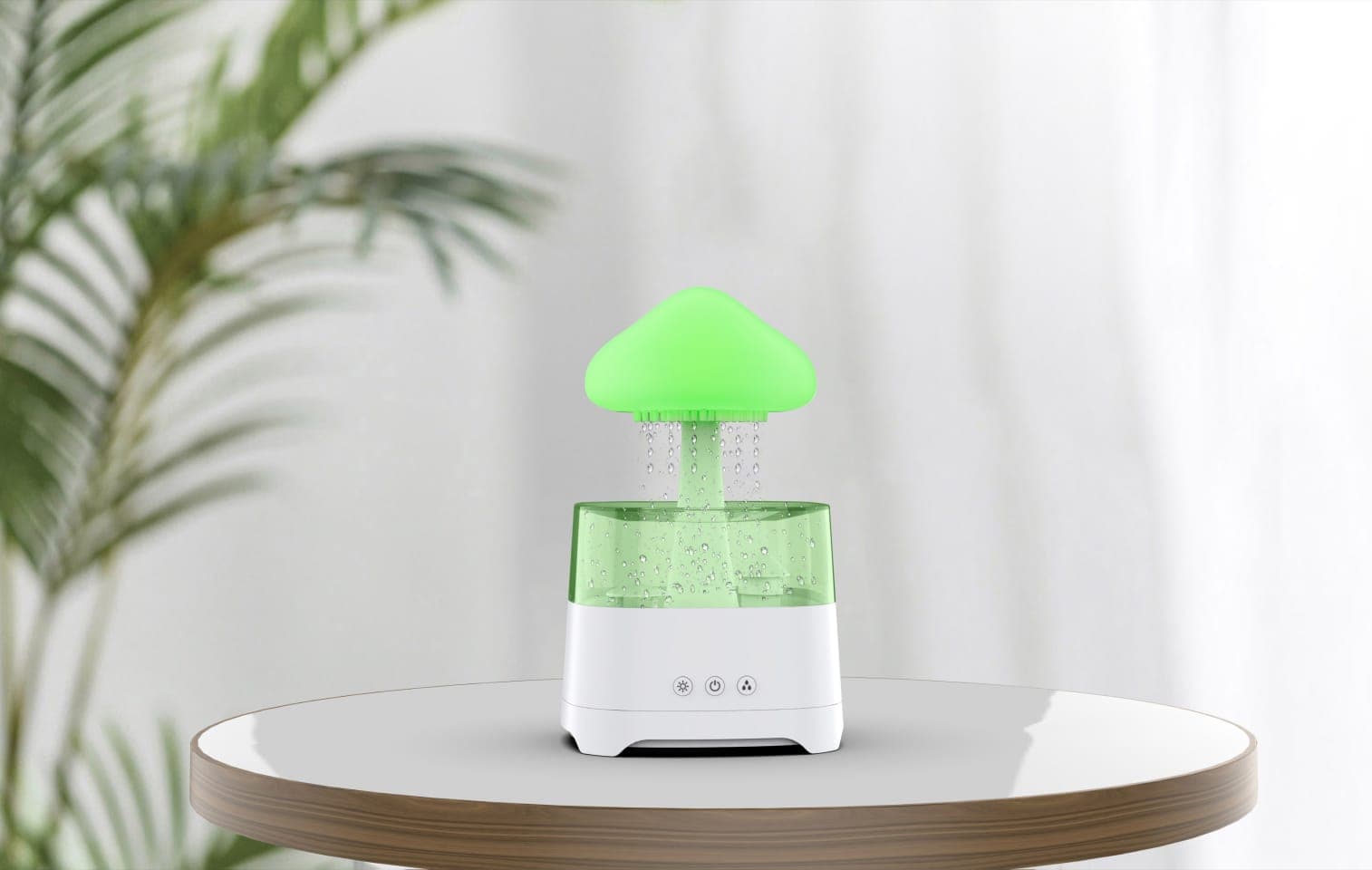 5 IN 1 Bluetooth Speaker Rain Cloud Humidifier, switchable 7 colors, 450ml capacity super quiet, intelligent anti-dry function thumbnail 7